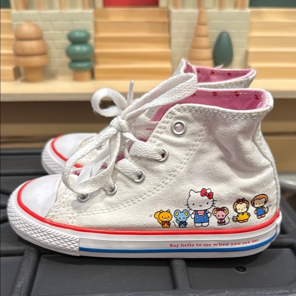 Hello Kitty Toddlers Converse High-Top Sneakers - White - Picture 5 of 9